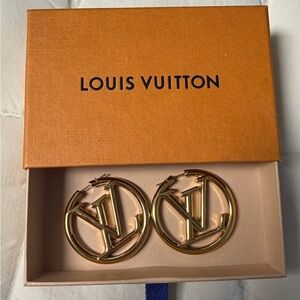 Louis Vuitton Louise Hoop GM Earrings